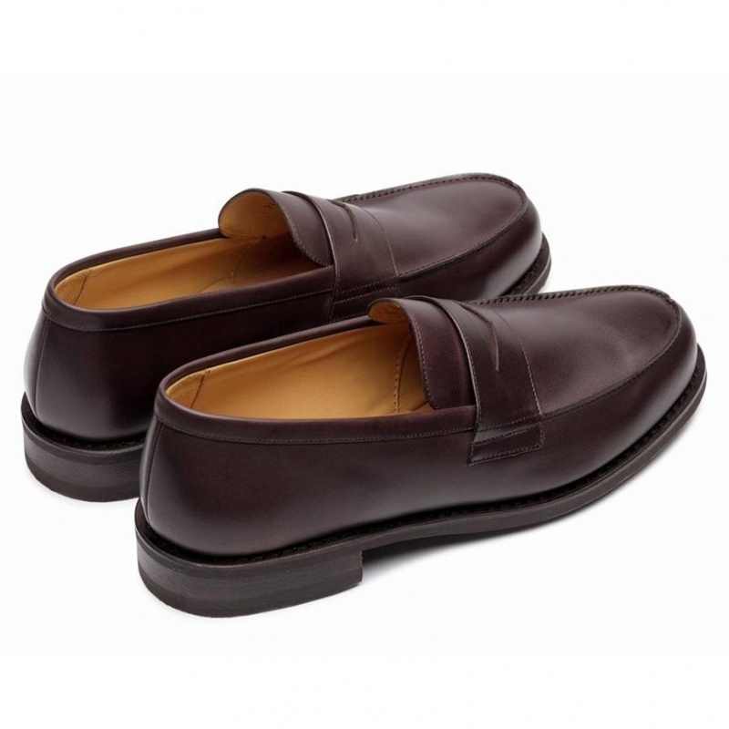 Paraboot Adonis Loafers Herr Mörkbruna | XJK-967401