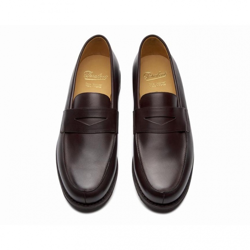 Paraboot Adonis Loafers Herr Mörkbruna | XJK-967401