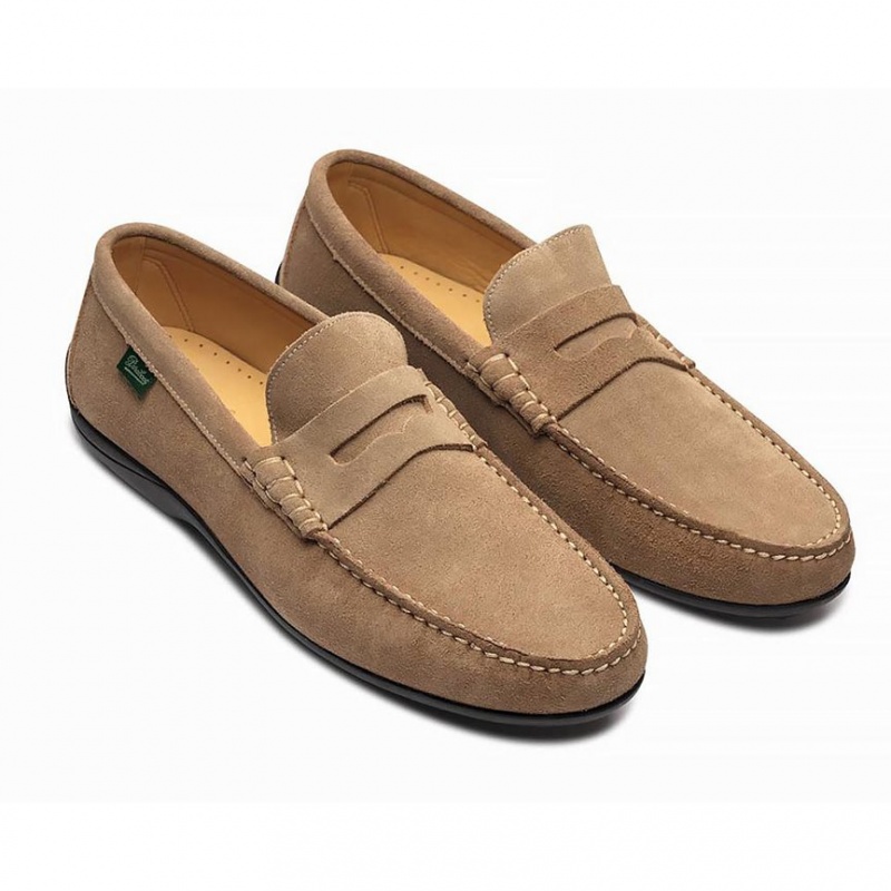 Paraboot Cabrio Loafers Herr Khaki | GJV-890237