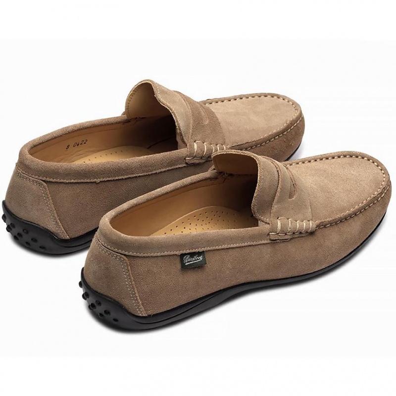 Paraboot Cabrio Loafers Herr Khaki | GJV-890237