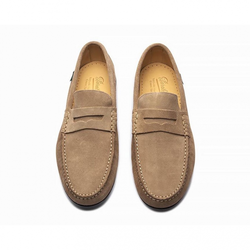 Paraboot Cabrio Loafers Herr Khaki | GJV-890237