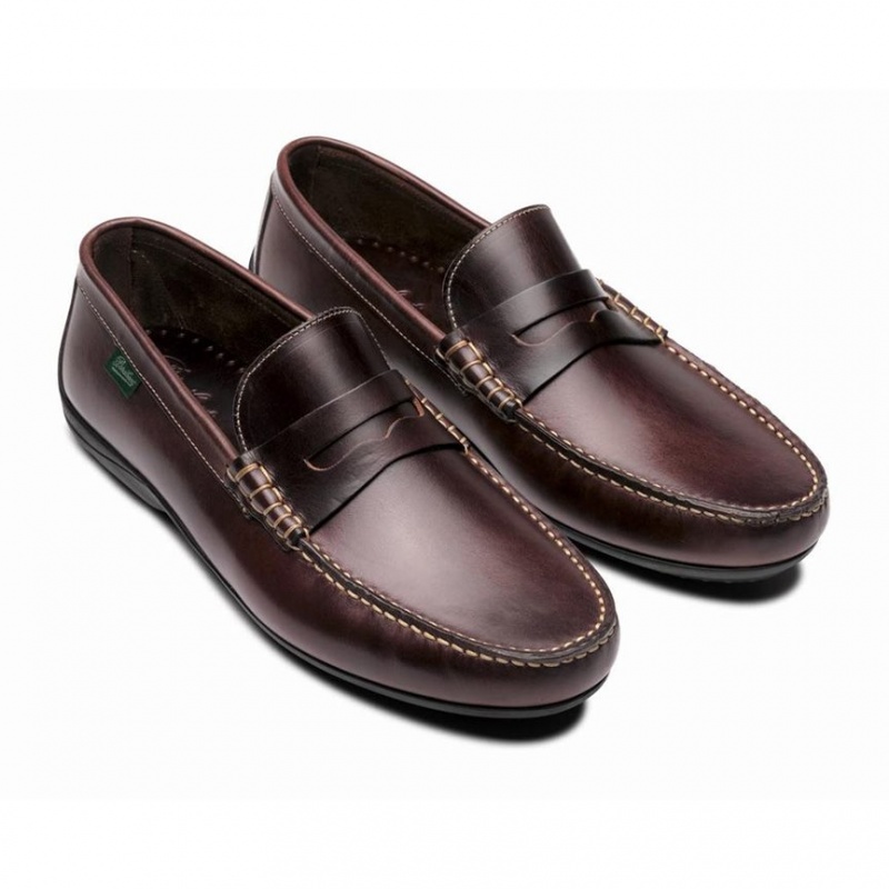 Paraboot Cabrio Loafers Herr Mörkbruna | AVQ-957032