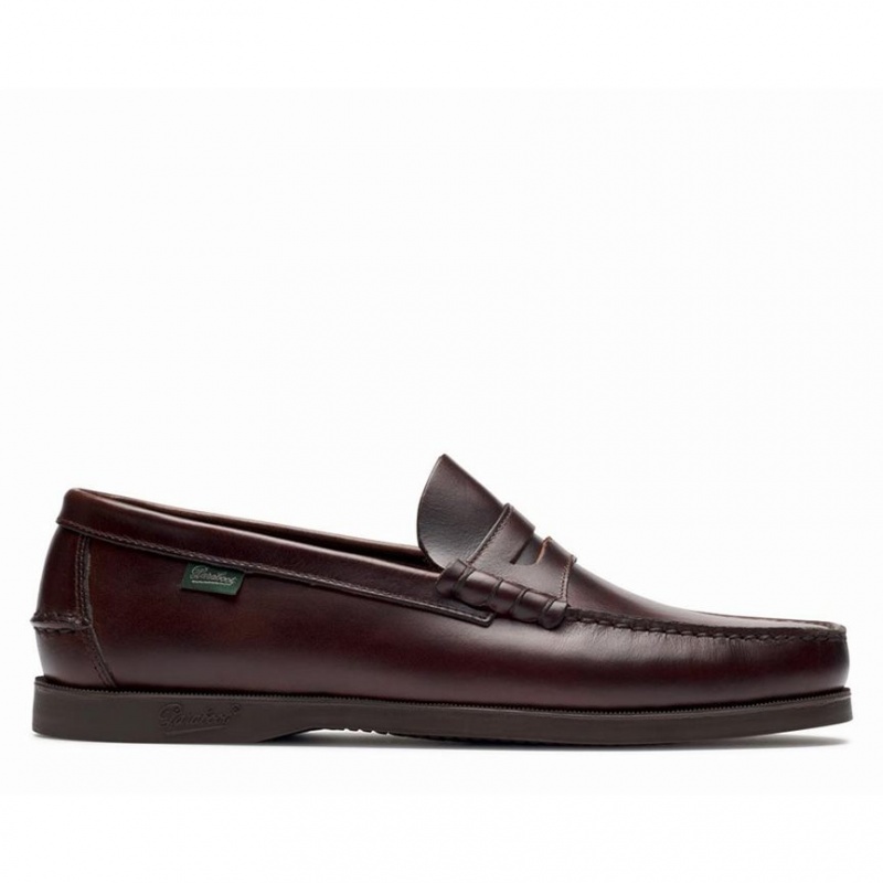 Paraboot Coraux Loafers Herr Mörkbruna | EBS-625809